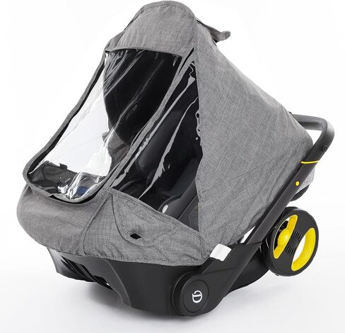 Car Seat Rain Cover,Food Grade EVA,Universal Car Seat Rain,Waterproof, Windproof Protection,Protect from Dust Snow,Rain Cover Features Quick-Access Zipper Door and Side Ventilation(Black) in Saudi Arabia
