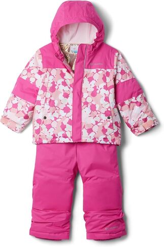 Columbia Toddler Unisex Mighty Mogul II Set, Pink Ice Winterbloom/Pink Ice, 3T in Saudi Arabia