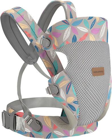 SERAPHY Baby Carrier with Pocket, 4-in-1 Breathable Infant Carrier Newborn to Toddler, Adjustable Multi-Position Baby Sling for Babies 3-36M (15-35lbs)-Pink in Saudi Arabia