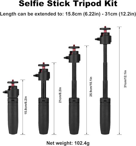 رصاصة الوقت مقبض ترايبود منضدية حامل ثلاثي صغير ل Insta360 X4، X3، GO 3S، ONE X2، ONE X، ONE، GO 2، ONE R، ONE RS، لـ GoPro Hero 11 10 9 5 4 3 ملحقات كاميرا الحركة in Kuwait