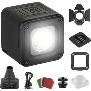 SmallRig RM01 Mini LED Video Light Waterproof Portable Lighting Kit with 8 Color Filters, Dimmable Fill Photography Light 5600K CRI95 for Gopro for DJI Action Cameras, Smartphones, Cameras 3405