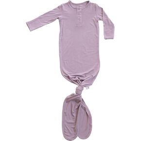 Knotted Gown Baby Newborn, Viscose derived from Bamboo, Infant Sleeper with Mittens, Baby Girl, Baby Boy,