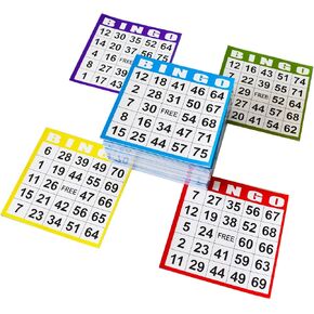 SEETOOOGAMES Bingo Paper Game Cards - 1 Card -100 Books of 10 Sheets