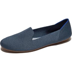 Rothy's The Loafer Women's Slip-On Shoes, Rounded-Toe Flats, Made from Recycled Plastic Bottles & Machine Washable