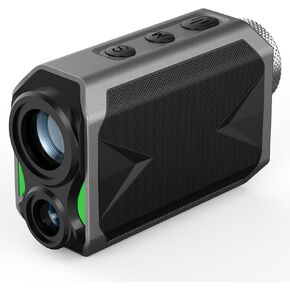Golf Rangefinder with Slope, 6X Magnification, High-Precision Laser Range Finder Golfing, Flag Pole Locking Vibration, Rechargeable Range Finders with Magnet Stripe