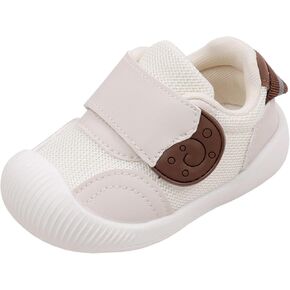 Annnowl Toddler Baby Sneakers Rubber Sole Cartoon Shoes
