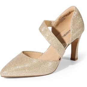 DREAM PAIRS Women's High Heels Pumps Dress Closed Pointed Toe Comfortable D'Orsay Pumps Shoes for Work Office Wedding Dancing