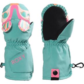 Roxy Baby Girl's Snows Up Waterproof Snowboard/Ski Mittens - WarmFlight Insulation, DryFlight Waterproofing, Durable Design