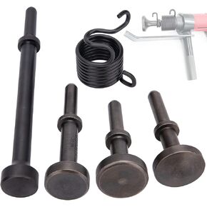 Air Hammer Bits Set - 9pcs Pneumatic Hammer Chisel Bits, Air Chisel Bits, Air Hammer Punch Chipping Bits Set, Air Hammer Atachments for Tile Masonry Concrete Stone Demolition, Rust Removal, Drilling