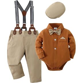 SANMIO Baby Boy Clothes 0-18M Baby Boys Suit 4pcs Baby Boy Dress Clothes Infant Tuxedo Sets
