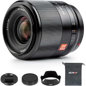 VILTROX 24mm F1.8 f/1.8 FE Full-Frame Wide-Angle Prime Autofocus Lens for Sony E-Mount Camera a7R4 A7III A7S2 A5100 A6600 A6500 A6400 A6300 A6000 A7RIV A7RIII A7SIII A7III A7RII A7II A7S A7R A7 Black