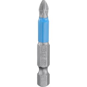 HARFINGTON Phillips Screwdriver Bit PH2 S2 Steel 1/4" Hex Shank 65mm/2.56" Length Magnetic Cross Head Power Drill Bits