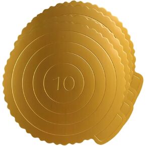 Large Cake Boards 12 Psc 19.7 * 15.8 Inch Greaseproof Rectangle Cake Boards Foil Rectangle Cake Boards Sturdy Full Sheet Cake Board Corrugated Cake Boards Dessert Base for Desserts Display (Gold