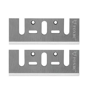 FOXBC Carbide Hand Planer Blades 3-1/4-Inch Replacement for DEWALT DW6655 D26677K DW680K, Makita 1900B, KP0800K, KP0810 and Most 3-1/4-Inch Handheld Planers