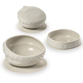 Miniware Sensory Baby Bowl - Sage - Silicone Bowls for baby to Combine Mealtime with Sensory Development - 100% Food Grade Silicone Baby Bowls - BPA Free, Non-Toxic Todddler Bowls