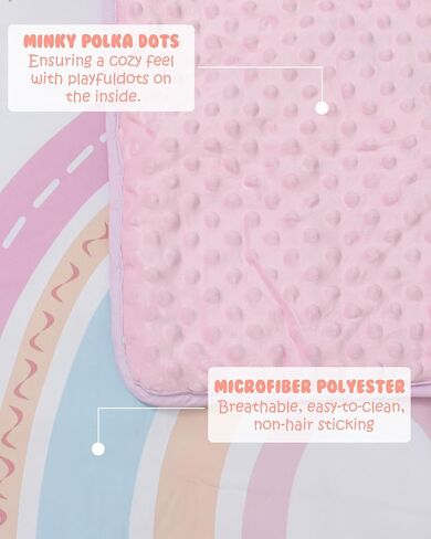 Extra Large Toddler Nap Mat with Pillow and Blanket, 55.1''x 23'' Soft Toddler Sleeping Mat, Portable Nap Mats for Daycare, Preschool in Saudi Arabia