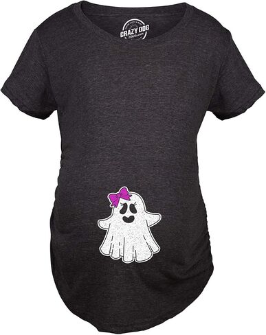 Funny Maternity Halloween T Shirts Cute Pregnancy T Shirts with Pumpkins Ghosts Bats and More in Saudi Arabia