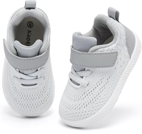 MORENDL Toddler Sneakers Baby Boys & Girls Barefoot Shoes Lightweight Breathable Walking Running Tennis Athletic Sport Shoes in Saudi Arabia