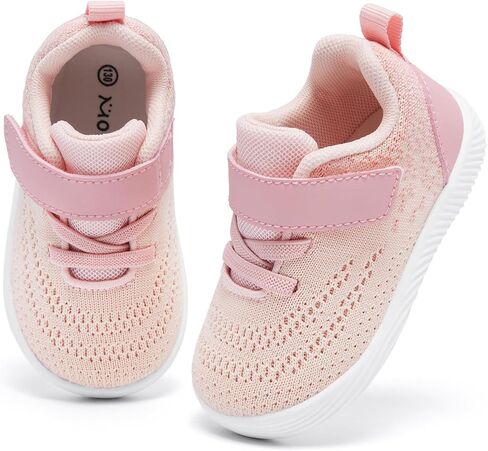 MORENDL Toddler Sneakers Baby Boys & Girls Barefoot Shoes Lightweight Breathable Walking Running Tennis Athletic Sport Shoes in Saudi Arabia