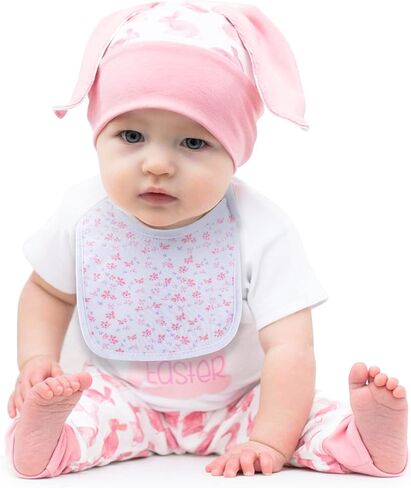 Hakochia Baby Bibs Organic Cotton Super Soft and Absorbent With Adjustable Snap for Baby Boys and Girls in Kuwait