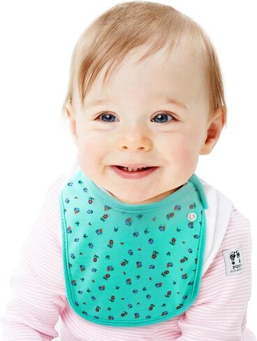 Hakochia Baby Bibs Organic Cotton Super Soft and Absorbent With Adjustable Snap for Baby Boys and Girls in Kuwait