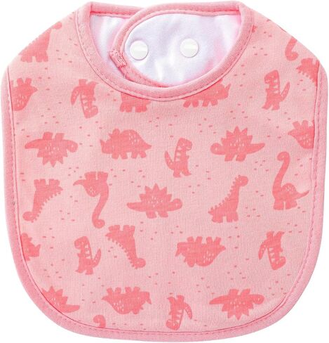 Hakochia Waterproof Baby Bibs Organic Cotton Super Soft and Absorbent With Adjustable Snap for Baby Boys and Girls in Saudi Arabia