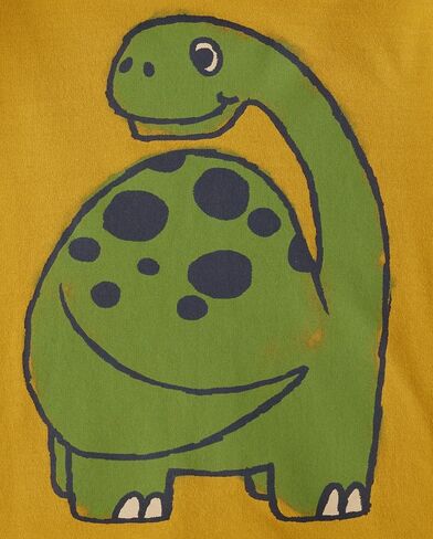 The Children's Place Baby Boys' and Toddler Dino Long Sleeve Graphic T-Shirts,multipacks in Saudi Arabia