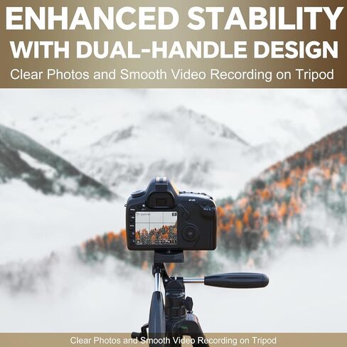 Eicaus 67 Inch Heavy Duty Tripod Stand for Cameras, Cell Phones, Projectors, Webcams, Spotting Scopes - Complete Unit for Canon, Nikon, Sony - Perfect for Phone & Camera Photography in Saudi Arabia