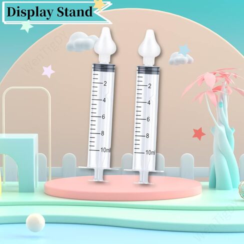 Nasal Irrigator for Baby,Syringe Nasal Irrigator,10ml Nasal Irrigator Portable Infant Nose Cleaner Nose Aspirator for Baby Fast All Natural Relief-Nasal Irrigation/Nasal Spray/Nasal Hygiene (2 PCS) in Kuwait