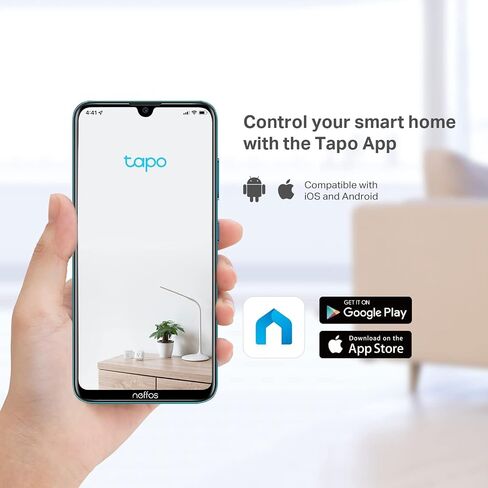 Tapo 2K Indoor Security Camera, Baby Monitor, Dog Camera, C111, Black in Saudi Arabia
