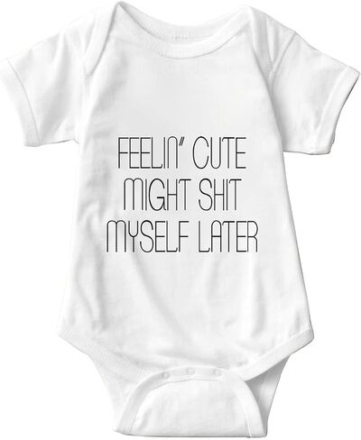listery Funny Romper Cute Novelty Infant Baby Bodysuit Funny Baby infant Pregnancy Announcements in Saudi Arabia