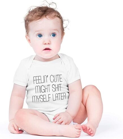 listery Funny Romper Cute Novelty Infant Baby Bodysuit Funny Baby infant Pregnancy Announcements in Saudi Arabia