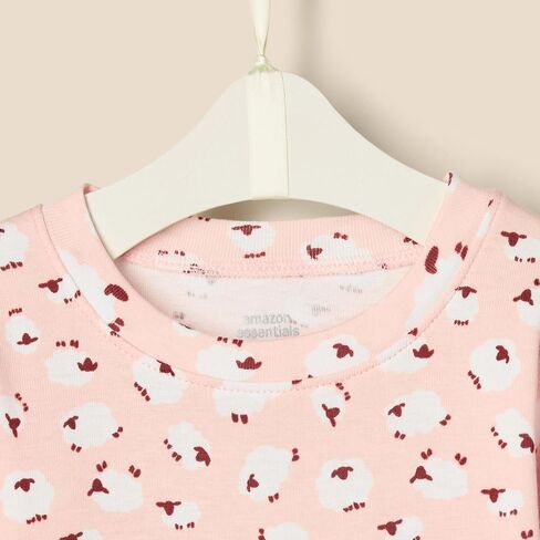 Amazon Essentials x Sofia Grainge Unisex Babies, Toddlers and Kids' Snug-Fit Cotton Pajamas, Pack of 2 in Saudi Arabia