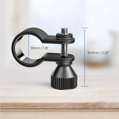 Adjustable Diving Flashlight Holder Mount Clamp - Underwater Light System Arm Connector Torch Clip for Dive Photography, Compatible with Diving Flashlights, Durable Aluminum Alloy, Easy to Use (DH-6) in Kuwait