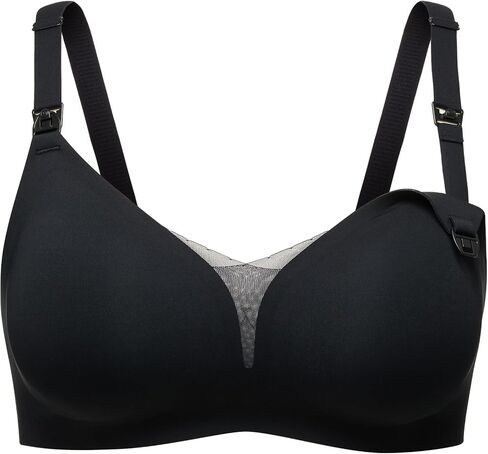 Momcozy Nursing Bras for Breastfeeding, FB051 Mesh Support Maternity Bra Pregnancy Padded Wireless Breathable Bralette in Saudi Arabia