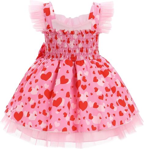 IMEKIS Toddler Girls Birthday Dress Cow Strawberry Floral Tulle Princess Party Dresses Summer Cake Smash Photo Shoot in Saudi Arabia
