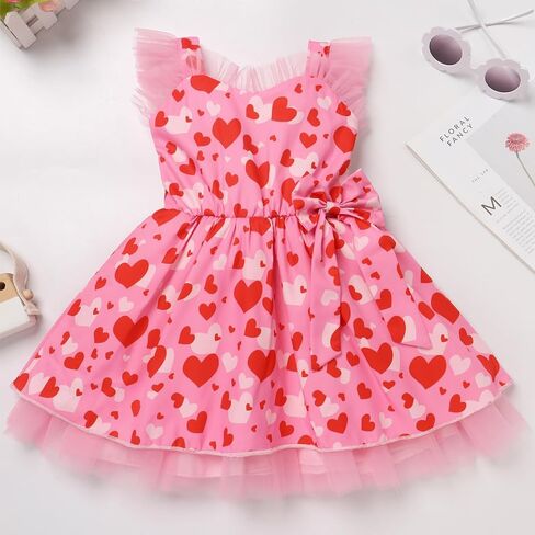 IMEKIS Toddler Girls Birthday Dress Cow Strawberry Floral Tulle Princess Party Dresses Summer Cake Smash Photo Shoot in Saudi Arabia
