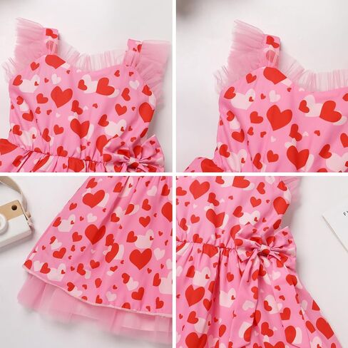 IMEKIS Toddler Girls Birthday Dress Cow Strawberry Floral Tulle Princess Party Dresses Summer Cake Smash Photo Shoot in Saudi Arabia