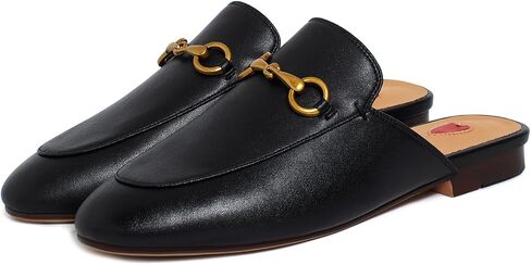Vertundy Women's Mules Low Heel Flats Leather Slip On Backless Sandals for Girls Lady Work Slides in Saudi Arabia
