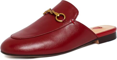 Vertundy Women's Mules Low Heel Flats Leather Slip On Backless Sandals for Girls Lady Work Slides in Saudi Arabia