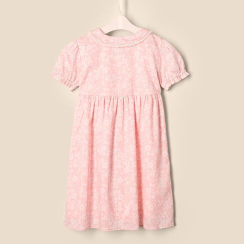 Amazon Essentials x Sofia Grainge Toddler and Baby Girls' Cotton Sateen Dress with Collar in Saudi Arabia