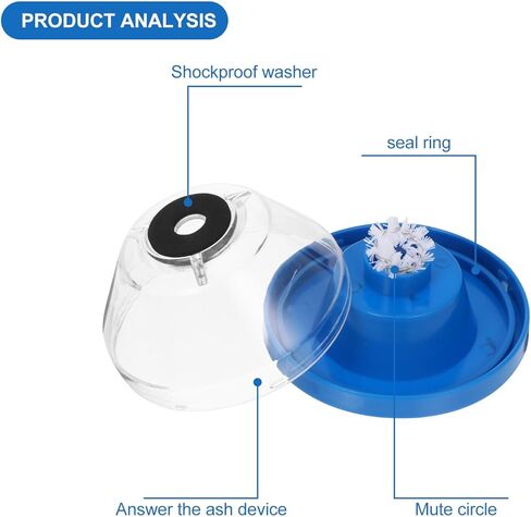 ss sunsbell 2pcs الحفر الكهربائية جامع الغبار، الحفر جامع الغبار للمطرقة الكهربائية والحفر، وعاء الغبار الصامت غسالة ثقب رأى الغبار الماسك، البلاستيك الأزرق جهاز الحفر الكهربائي الغبار in Kuwait