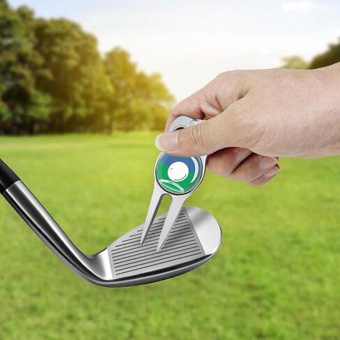Golf Divot Repair Tool with Funny Magnetic Ball Marker & Bottle Opener,5-in-1,Hold in The Club,Black in Saudi Arabia
