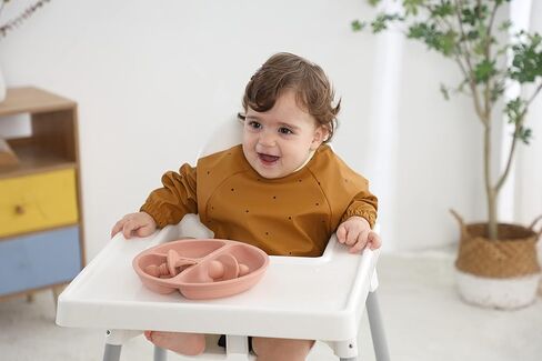 2 Pack Baby Bibs for Boy,Baby Bibs for Eating,Mess Proof Baby Bib,Full Sleeve Bib,Waterproof Bib for Toddlers in Saudi Arabia