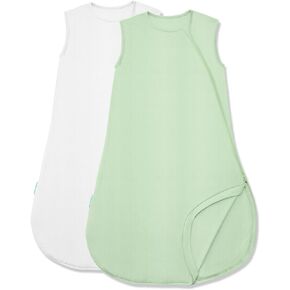 Supersoft Toddler Sleep Sack 0.5 TOG Premium Bamboo Viscose Sleeping Bag Extra Long Wearable Blanket 2-4T (Whale)