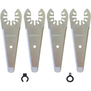 Oscillating Scraper Blades for Caulk Adhesive Sealant Removal for Dewalt Milwaukee Ryobi Bosch Craftsman Dremel Mulimaster Rockwell Multitool Scraper Blades