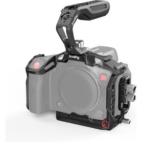 SmallRig R5C Camera Cage Handheld Kit for Canon R5 C with Top Handle, Full Cage, Cable Clamp for HDMI&USB-C -3891
