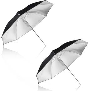 2 Pack Photography Umbrella Lighting Kit, 2 * 43inch Translucent White Soft Umbrella for Studio/Outdoor Photo and Video Lighting Accessories (2 Pack (2X 43 White))