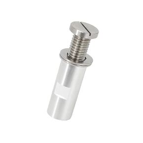 SCOTTCHEN Airway Buffing Wheel Extension Shaft 2-1/4" L Angle Grinder Buff Extender Kit 5/8"-11 Threads Arbor Extended Adapter Steel+Stainess Steel+Aluminum - 2sets