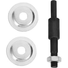 2Sets Metal Motor Arbor Threaded Shaft Adapter for Grinding Wheel Durable Shaft Coupler for Rotary Tools and Electric Motors